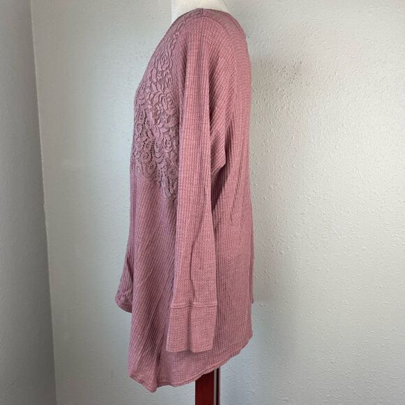 EUC Symmetry Womens Maude Lace Long Sleeve Too Size 3X - Picture 3 of 7